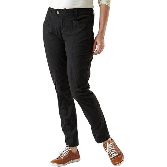 Royal Robbins Black Discovery Pencil Stretch Lightweight Everyday Pant Size 10 - Picture 1 of 5